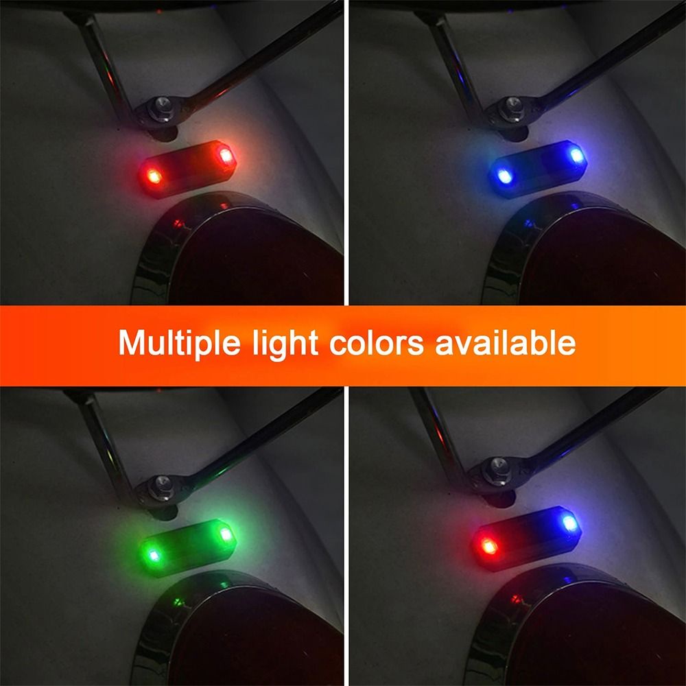 Đèn led ô tô chạy bằng năng lượng mặt trời đèn cảnh báo nhỏ mô phỏng đèn an ninh cho xe van đuôi đèn chống nhấp nháy phía sau đèn cảnh báo