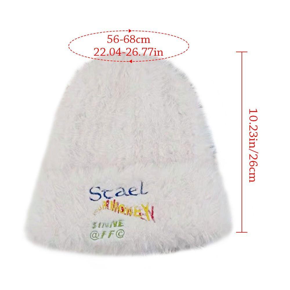 Mũ beanie MUVAKO lông nhung dày dặn ấm áp thời trang mùa đông thường ngày cho nữ