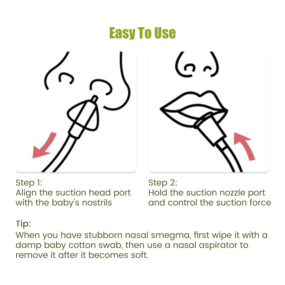 Soie Dụng Cụ Hút Mũi Bằng silicone Chống Nghẹt Trùng Cho Trẻ Sơ Sinh