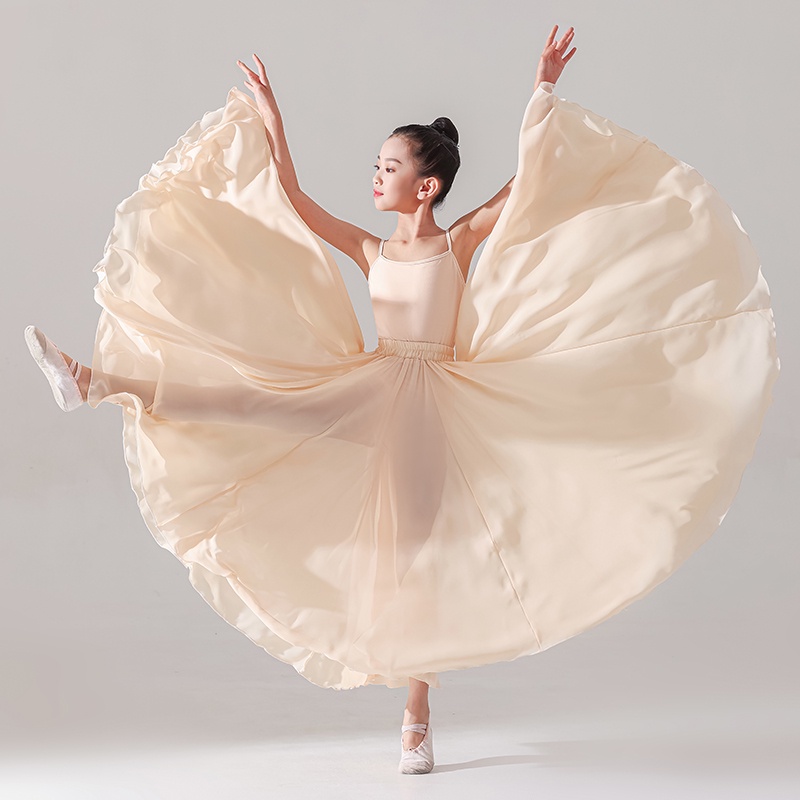 Chân Váy Xòe Múa Chụp Hình 720 Độ Phong Cách Cổ Điển Cho Bé Gái