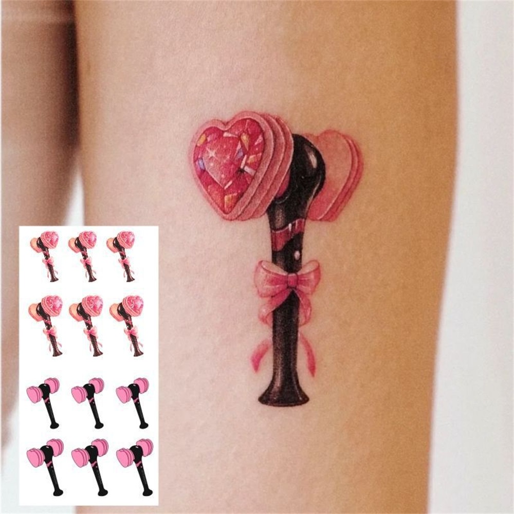 Hình Xăm Dán Tạm Thời mini blackpink Chống Thấm Nước Nhiều Mẫu Tùy Chọn jennie rose lisa