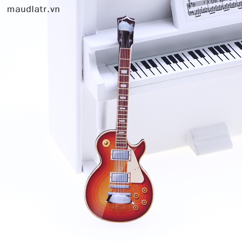 Mm doll house mini simulation electric guitar phổ biến guitar miniature scene vn