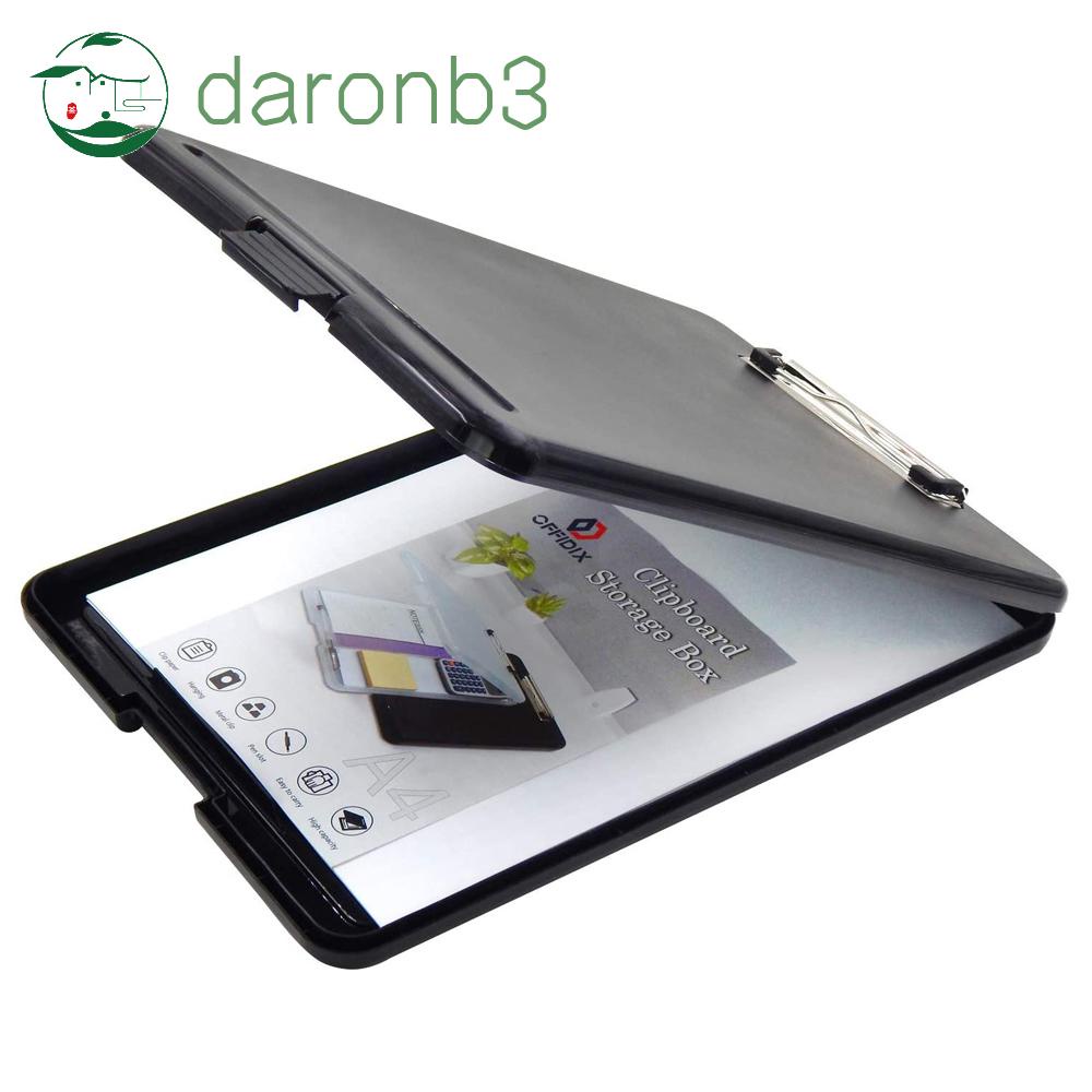 Daronun a4 clipboard box đồ dùng văn phòng đa chức năng giá đỡ giấy không thấm nước văn phòng phẩm bền bảng viết