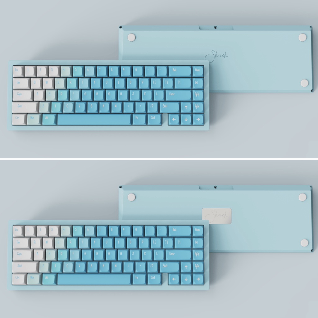 Bàn phím cơ Shark67 nhôm CNC kết nối không dây cao cấp