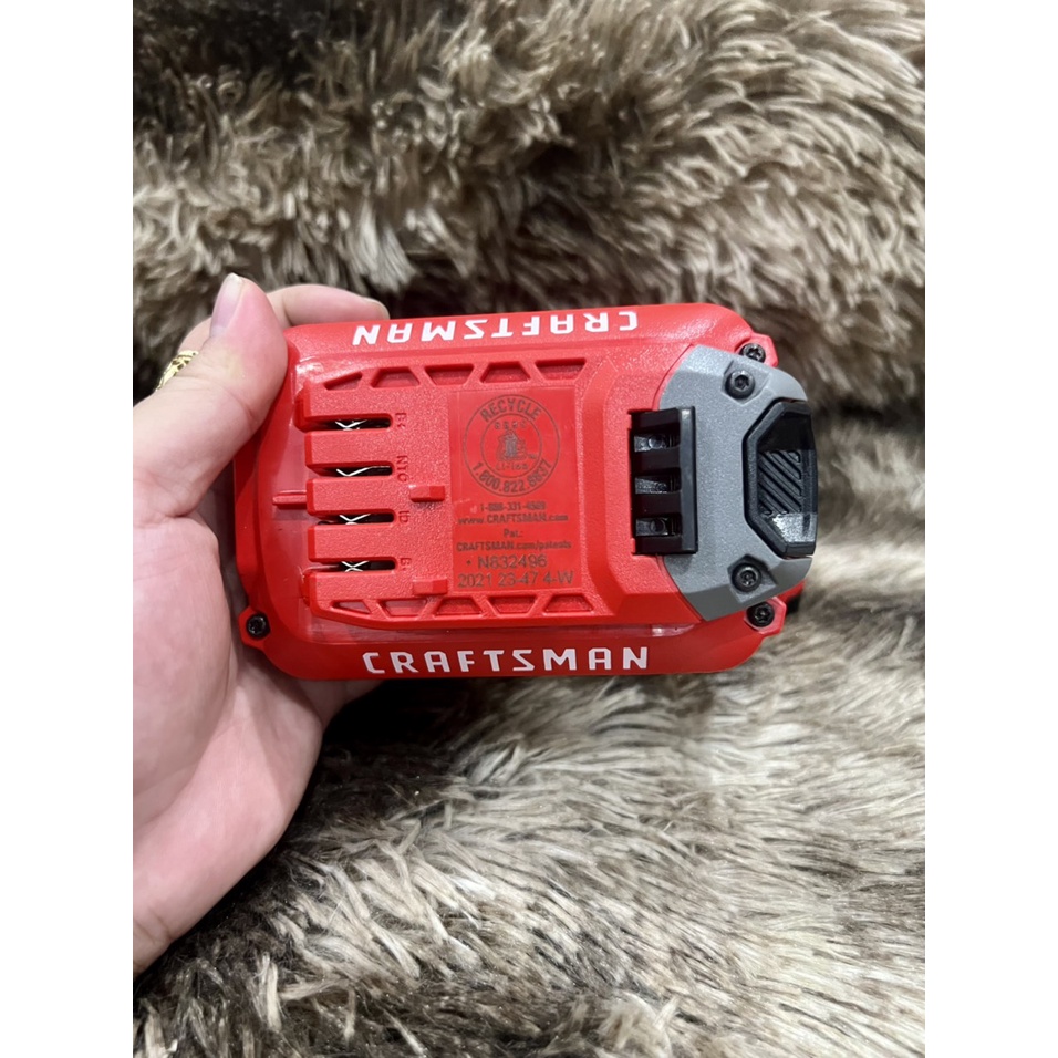Pin Zin bãi 20V Craftsman like new 99%.