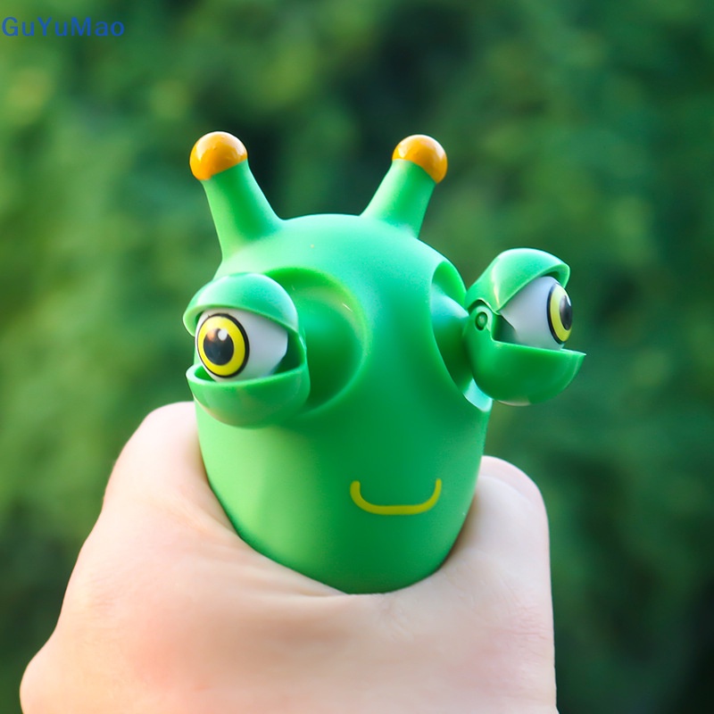 Vui nhộn eyeball burst bóp đồ chơi green eye caterpillar pinch đồ chơi người lớn trẻ em giảm căng thẳng thần tài đồ chơi sáng tạo deion toy prta