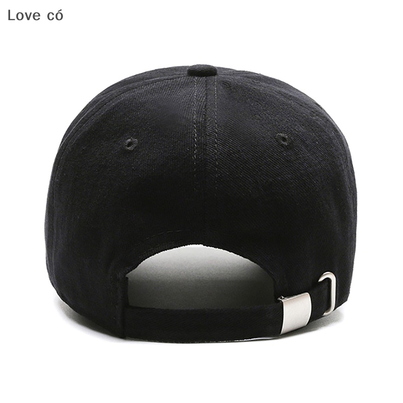 Tình yêu có mùa hè cho nhà thiết kế nam thời trang màu đen mũ bóng chày phụ nữ thể thao bông golf trucker mũ nam kpop mũ chống nắng tình yêu