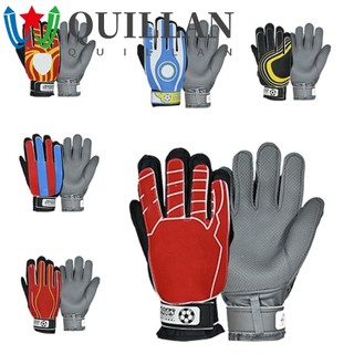 Quillan 1 đôi găng tay thủ môn cho trẻ em, găng tay thủ môn chống trượt chống trượt, găng tay thủ môn bóng đá soft roma liverpool play football