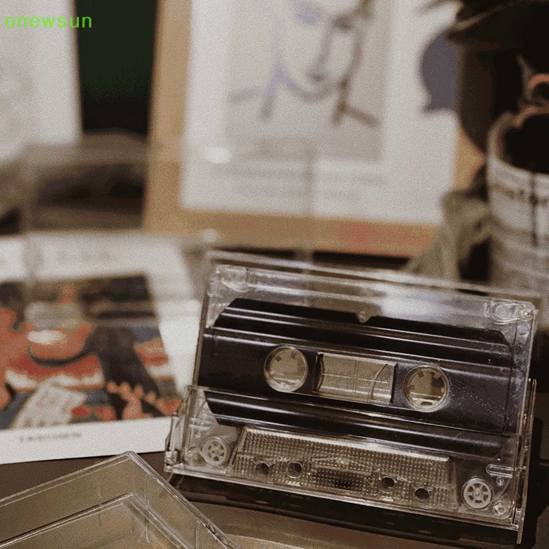 Onewsun 90 phút bình thường ghi âm positio trống băng cassette lưu trữ hộp đựng băng cassette hộp đựng băng cassette 90 hộp lưu trữ mới