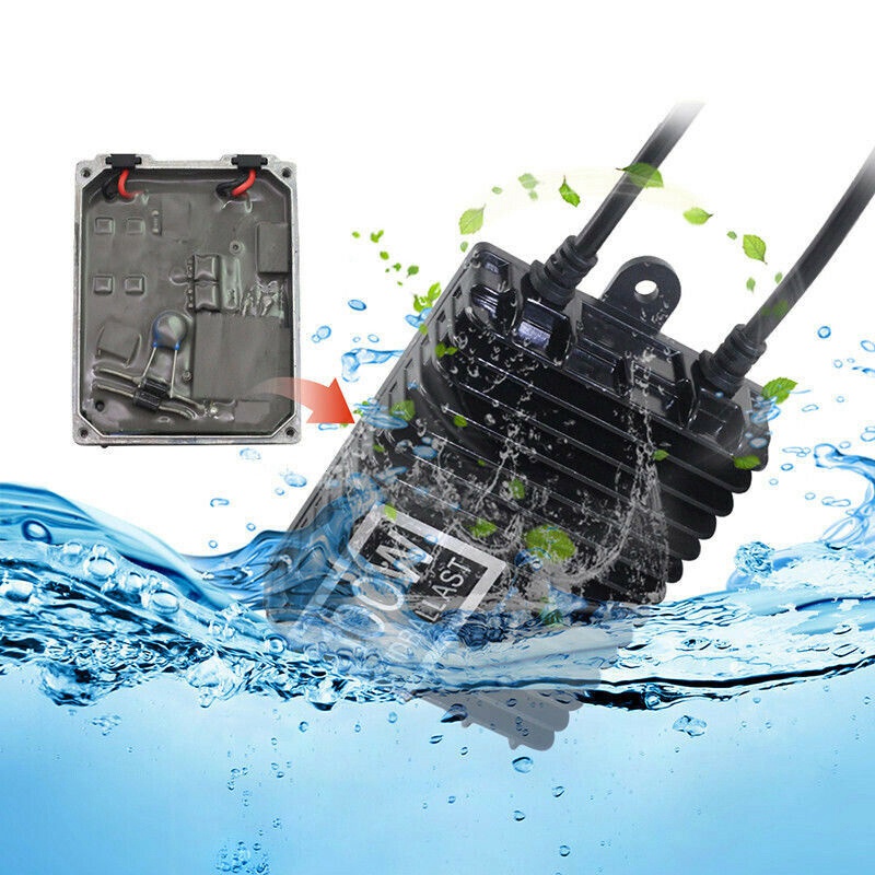 1x 12V 100W Hid Ballast Và 2 Miếng Chắn Phía Sau Bảo Vệ