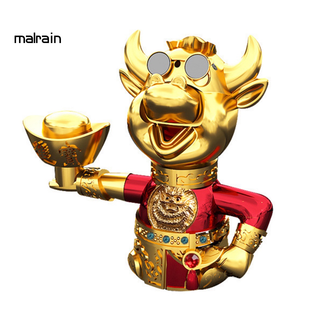 Đồ trang trí Bò Mini Có Hương Thơm Sử Dụng Năng Lượng Mặt Trời Dùng Trang Trí Nhà Cửa / Xe Hơi