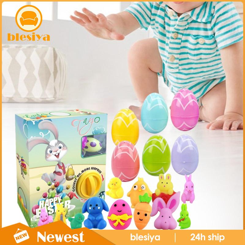 [Blesiya] Đồ Chơi Rổ Phục Sinh Nhồi Bông Có Cảm Biến Cho Bé