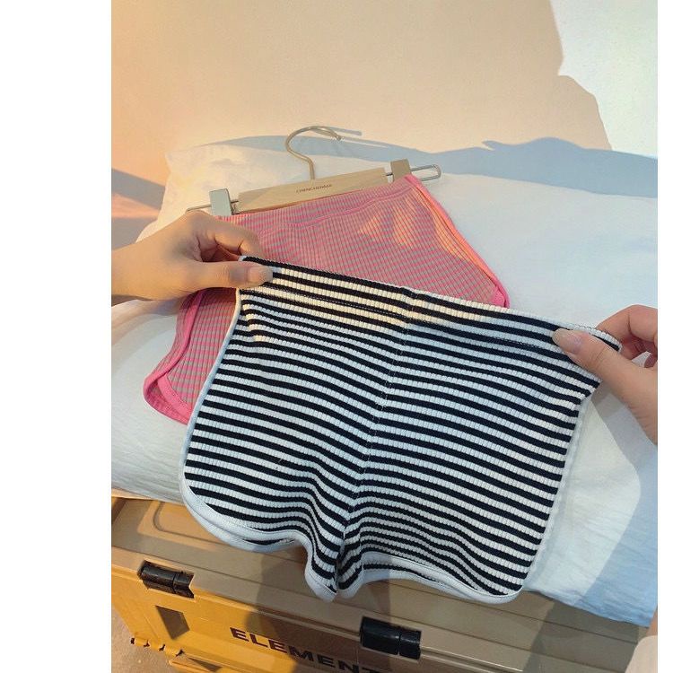 Quần Short Thể Thao Mùa Hè Dáng Rộng Thoáng Khí Thoải Mái Dễ Phối Đồ Màu Sắc Tương Phản Bằng PP Hoa Nhỏ Dành Cho Bé Trai