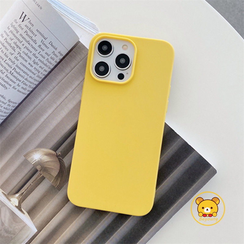 Ốp Điện Thoại Silicone Mềm Màu Trơn Chống Sốc Cho Vivo Y51A 2020 Y53S Y33 4G V17 Nga