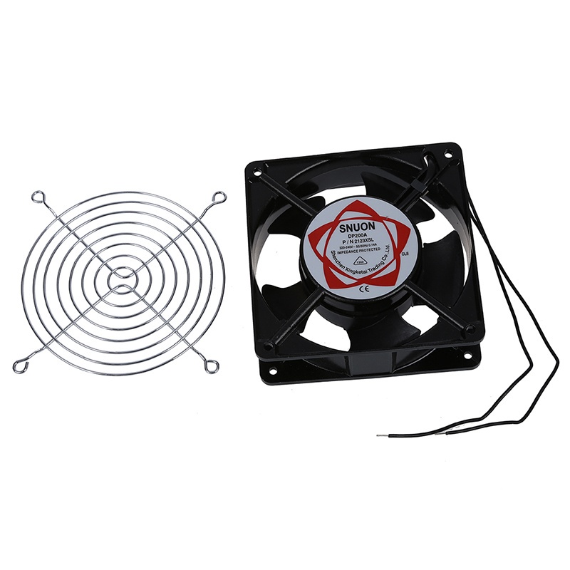 Quạt TảN NhiệT Kim LoạI AC 220-240V 0.14A 120Mm X 120Mm - MàU Đen