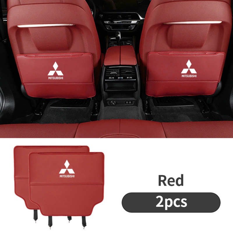 For Mitsubishi Đệm Lót Ghế Ngồi Xe Hơi Chống Đá Cho Mitsubishi Lancer xpander ASX Mirage Attrage Outlander Pajero Grandis EVO L200 Airtrek Galant Lancer Gtter Colt