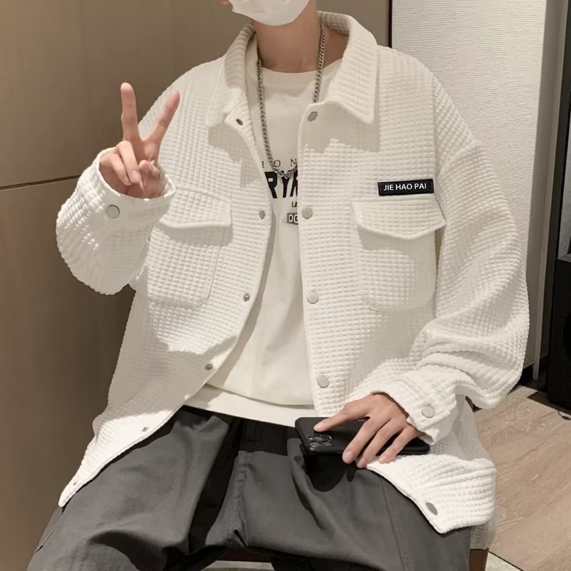 Áo Khoác Nam Dáng Rộng Thời Trang Phong Cách