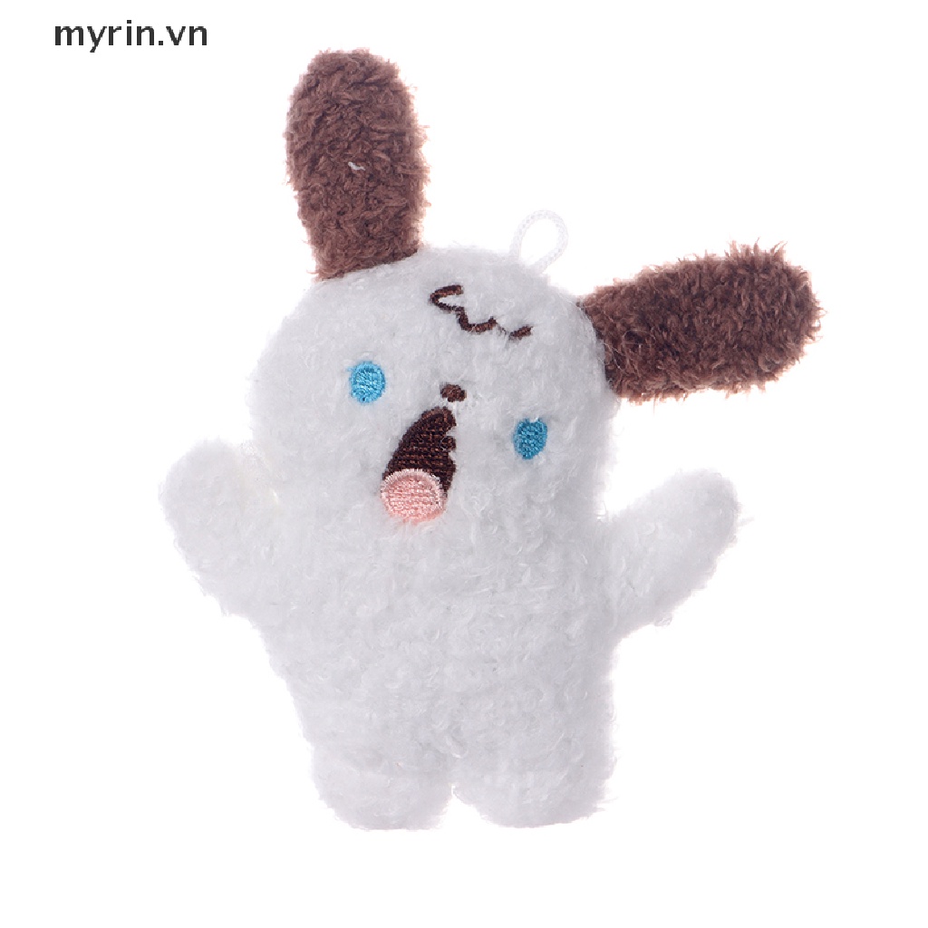 Móc Khóa Thỏ Nhồi Bông 9 * 10cm Trang Trí Túi Xách