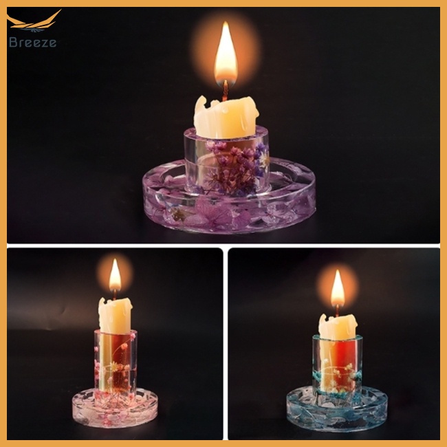 Khuôn Silicone 3 Kích Cỡ Làm Đế Nến Diy