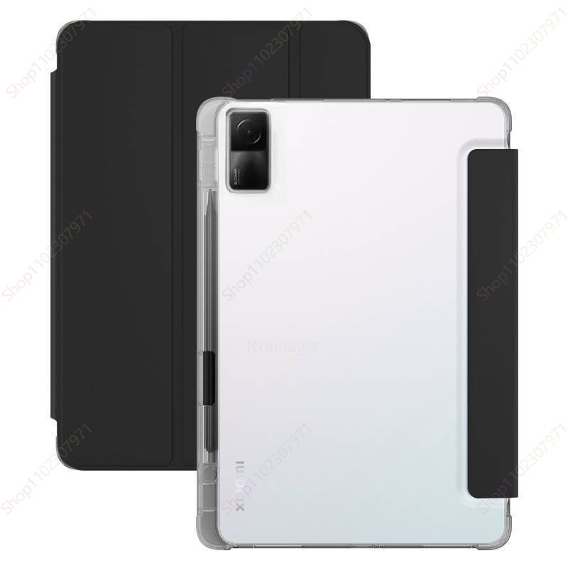 Bao Da Máy Tính Bảng Màu Nhám Có Ngăn Đựng Bút Cho xiaomi pad 6 pro pad 5 pro 12.4 "2022 mipad 5 11" 10.61 inch 2022 Ốp