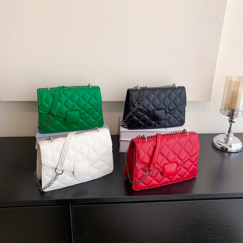 Túi Đeo JASMIN NOIR Chéo Da PU Đính Kim Cương Thời Trang Cho Nữ