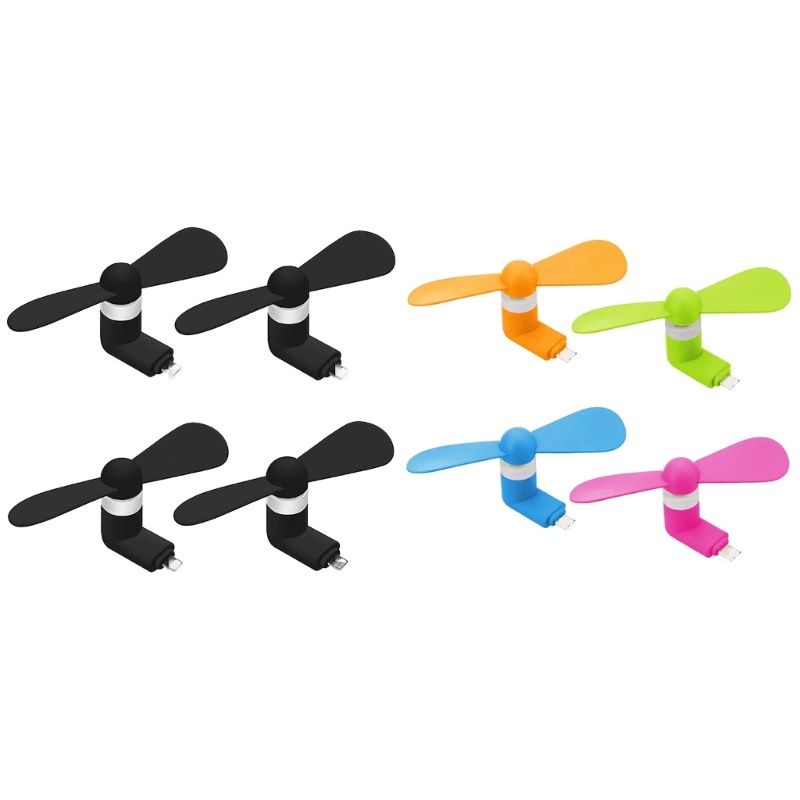 Set 4 Quạt Làm Mát Mini Dễ Sử Dụng Phù Hợp Cho Mùa Hè