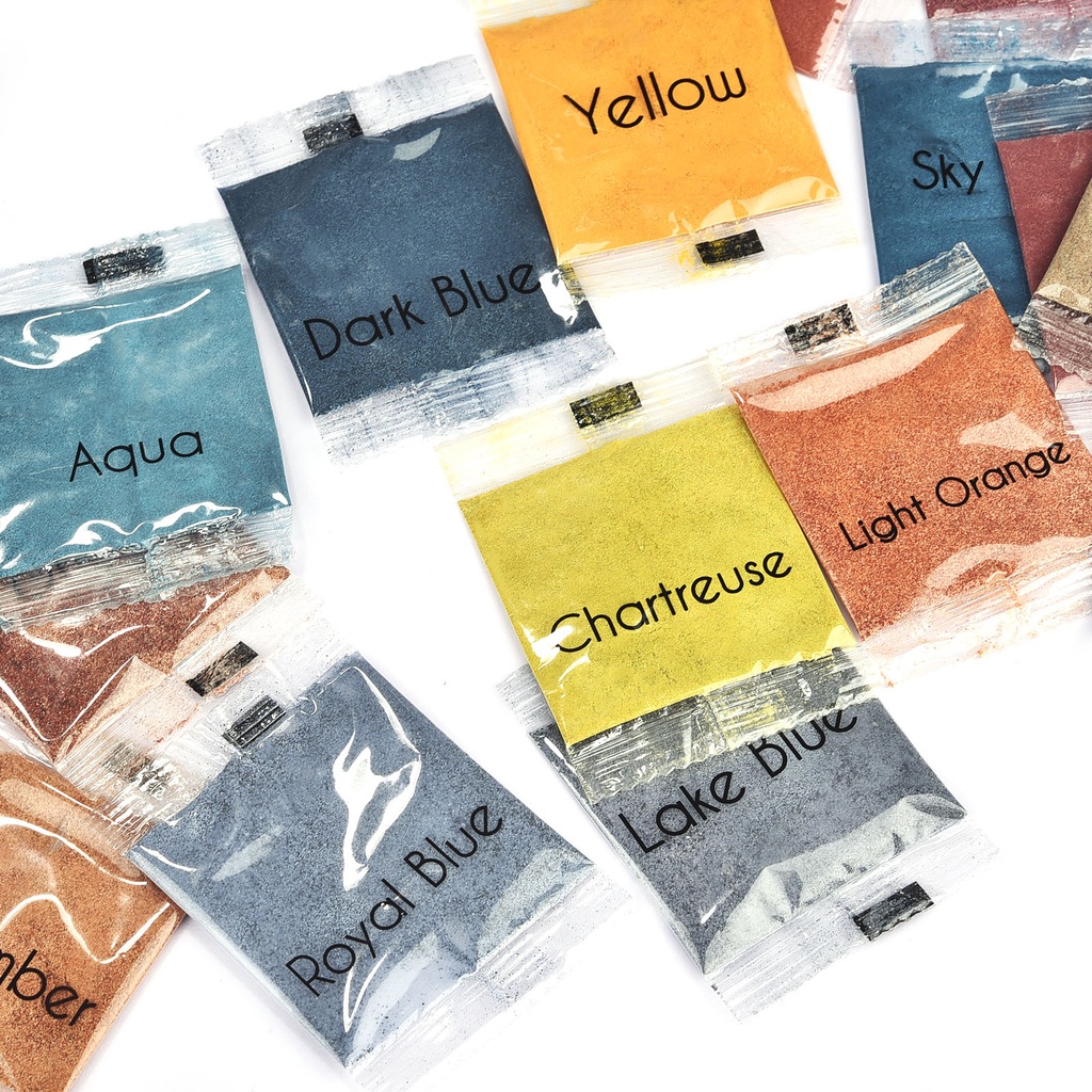 32 Màu sắc 2g DIY Concentrate Tie Dye Powder Thay đổi màu nhuộm cho túi vải Quần áo trang trí vải tân trang