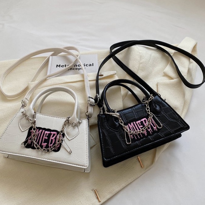 Ielgy Túi Đeo Chéo mini Họa Tiết Da Cá Sấu Thời Trang Nhẹ Nhàng Cho Nữ