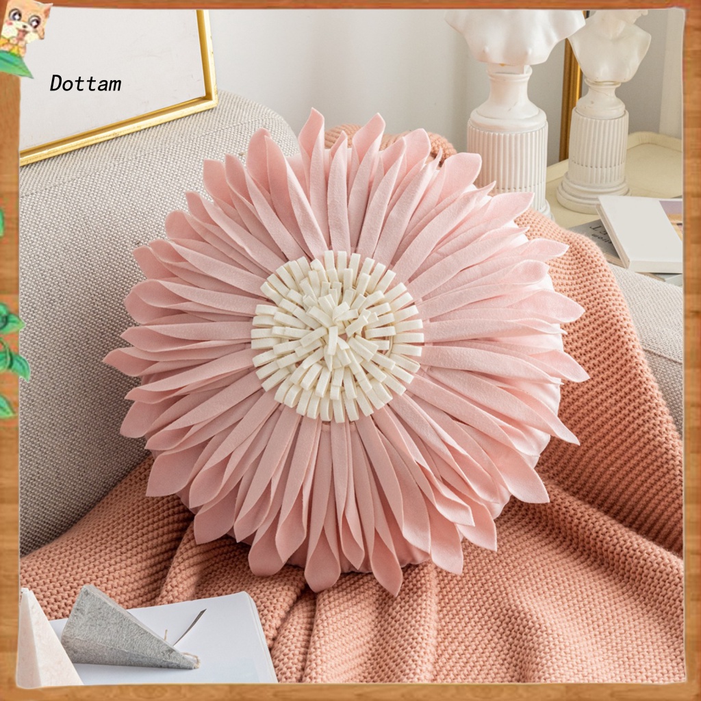 Vỏ Gối Đơn In Họa Tiết Hoa Hướng Dương Màu Sáng Kích Thước 45x45cm