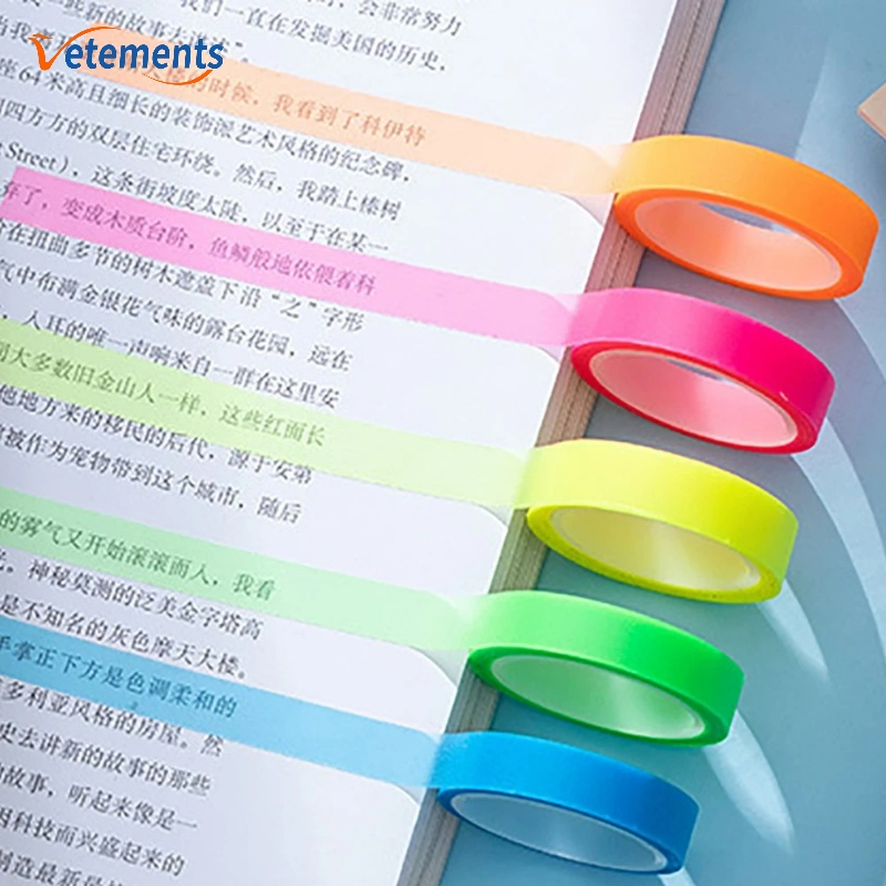 Giấy Ghi Chú Tự Dính Màu Sắc Ngẫu Nhiên / Trong Suốt Chống Thấm Nước Có Thể Tái Sử Dụng