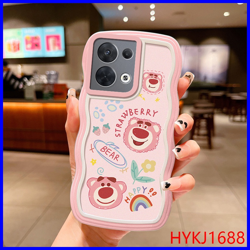 Ốp lưng Oppo Reno8 5G Ốp Điện Thoại tpu Mềm Họa Tiết Lượn Sóng Cho Oppo Reno 8 5G Reno8 5G TY