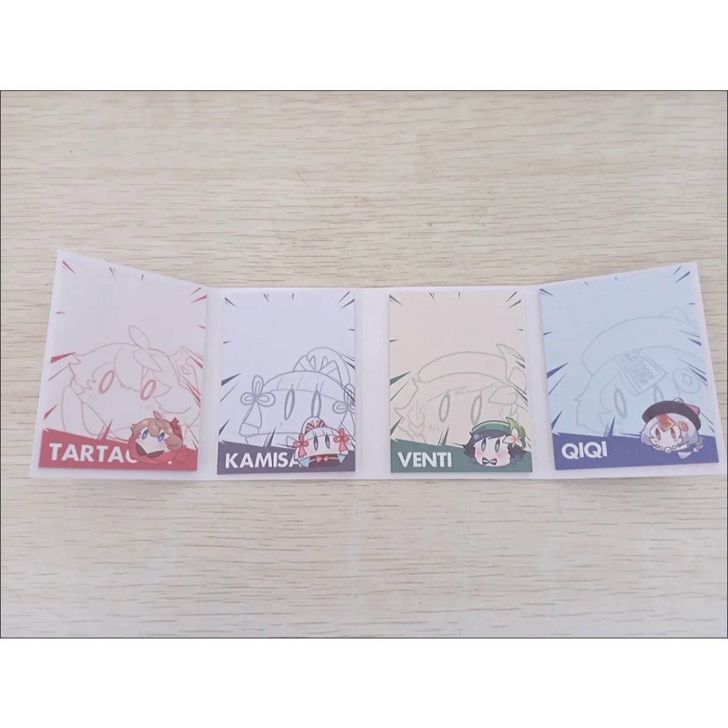 ★Genshin Impact★Sổ Tay Ghi Chú Họa Tiết Anime Dễ Thương Xinh Xắn