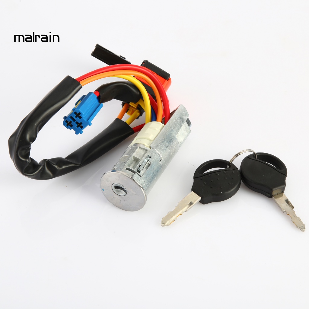 Bộ Ổ Khóa Đánh Lửa 4162P0 992712 Ốp Điện Thoại Chống Mòn Cho Peugeot 406 406