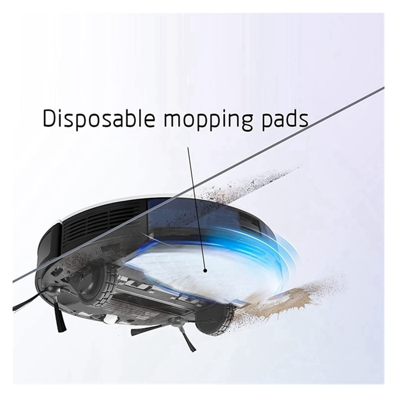 Bộ 200 Miếng Vải Lau Sàn Dùng Một Lần Cho Máy Hút Bụi Ecovacs Deebot Ozmo T8 T9