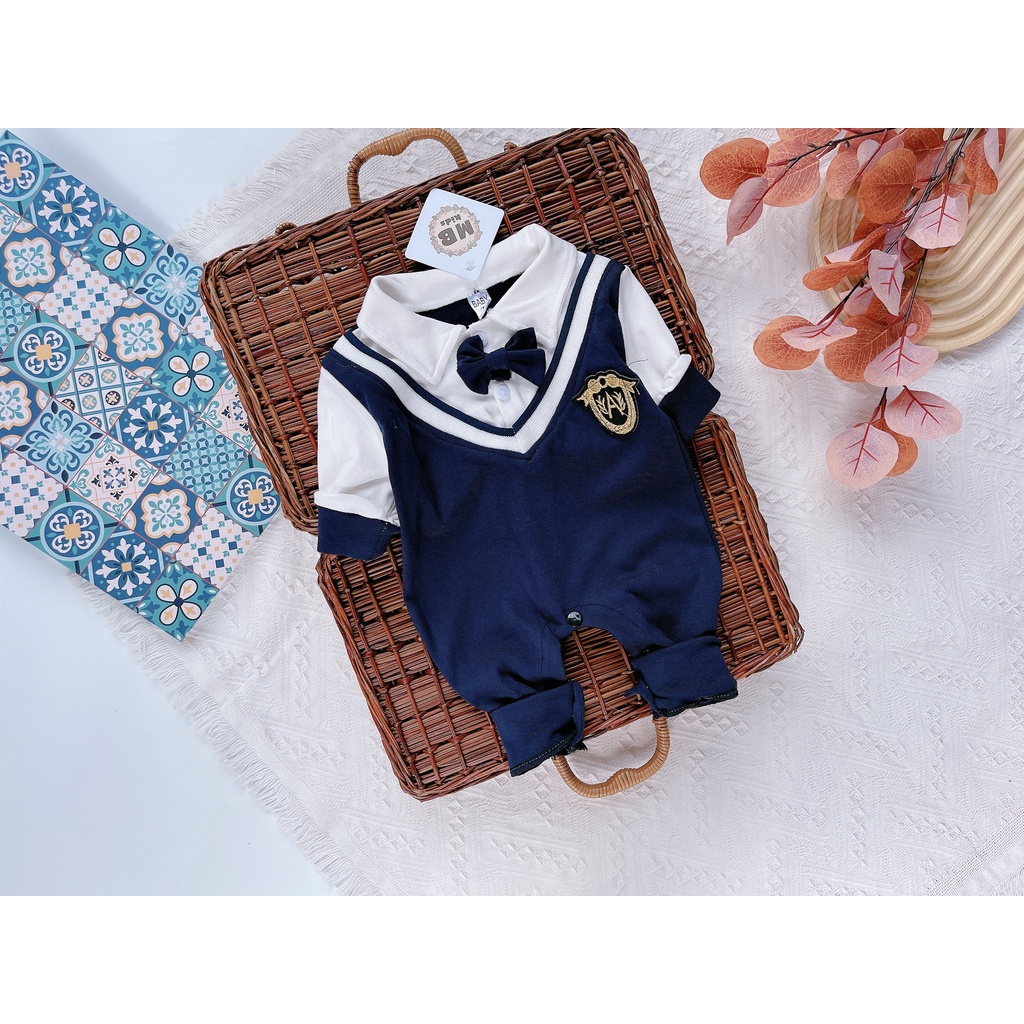SALE BODY CÔNG TỬ BÉ TRAI DÀI TAY CAO CẤP SIZE 4-15KG
