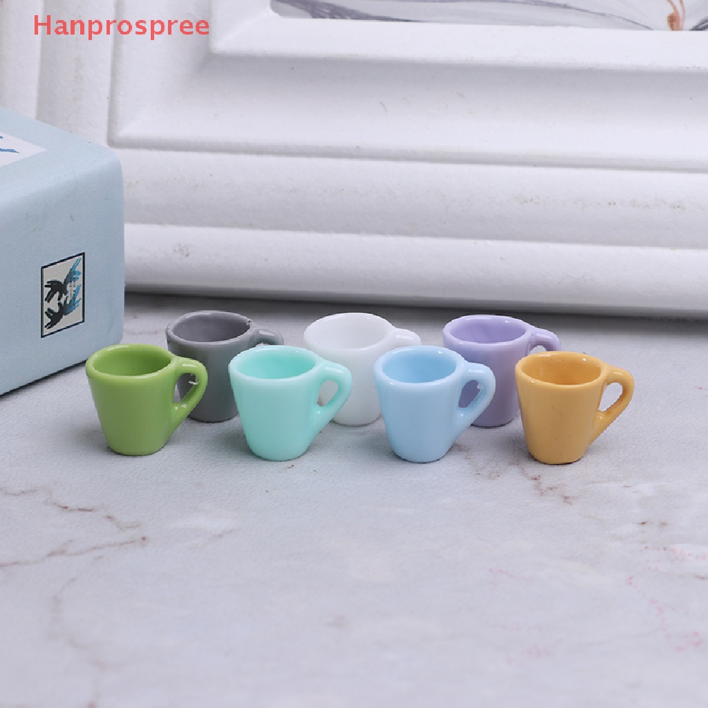 Set 10 Cốc Nước Mini Tỉ Lệ 1: 12 Trang Trí Nhà Búp Bê