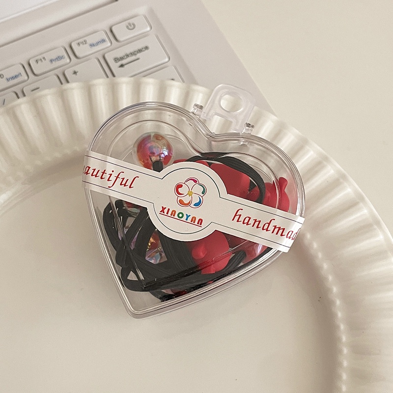 Set 10 Dây Cột Tóc Nhiều Màu Sắc Dễ Thương Cho Bé Gái