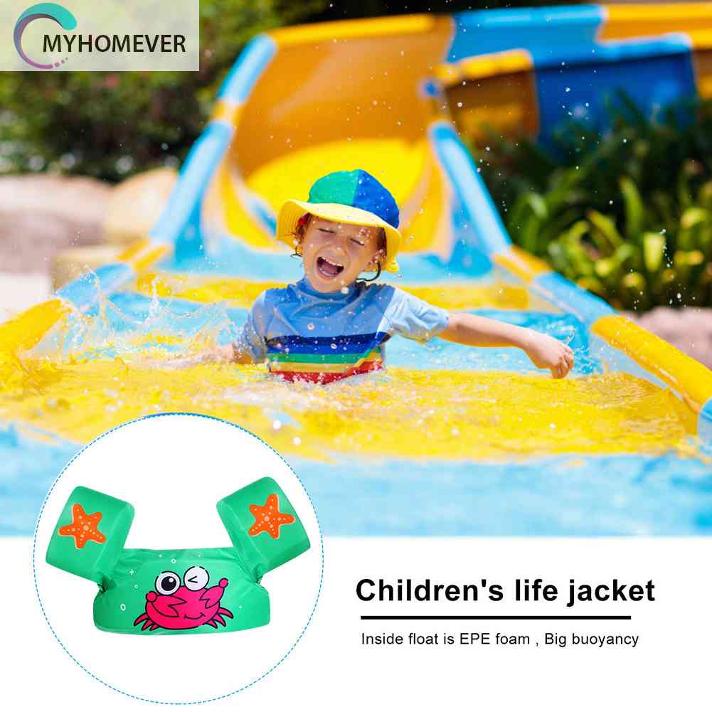 Phao Bơi Dạng Vest Không Tay Có Thể Điều Chỉnh Dành Cho Trẻ Em