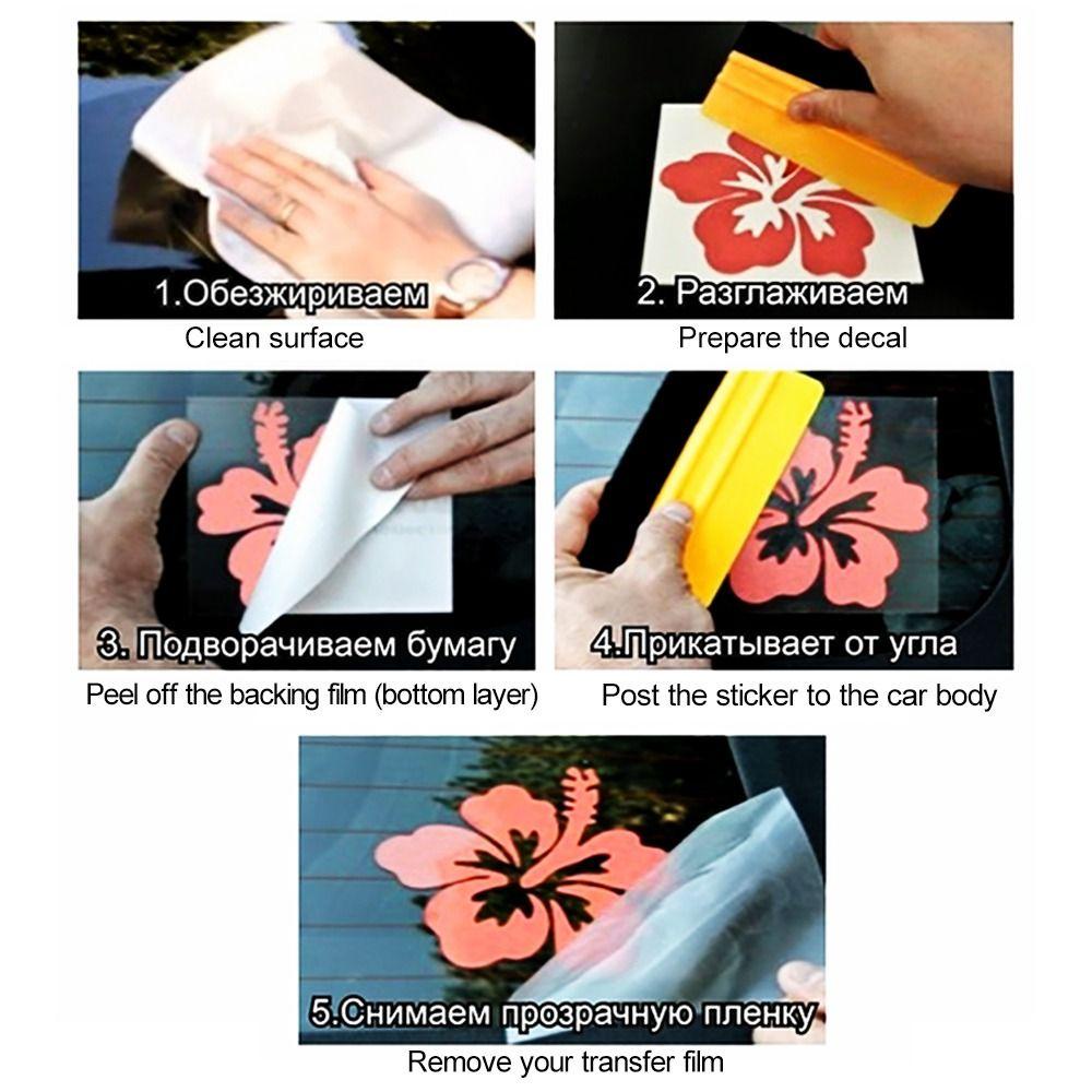 DARNELL 1 Miếng Dán Trang Trí Kính Xe Hơi Chống Nước Chống Trầy Xước