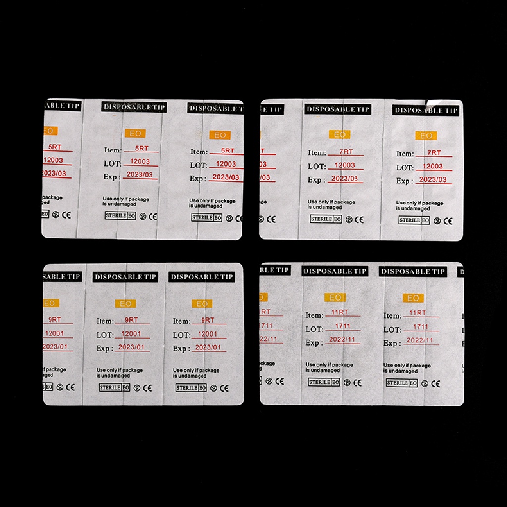 Set 50 Đầu Phun Xăm Trong Suốt Sử Dụng Một Lần Tiện Lợi