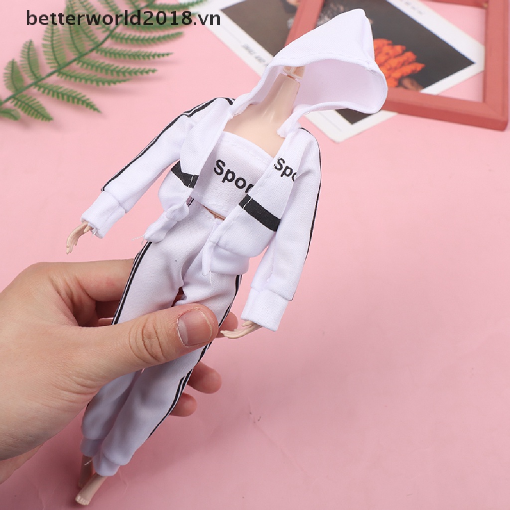 Set Đồ Thể Thao 3 Món Thời Trang Cho Búp Bê 1 / 6 30cm
