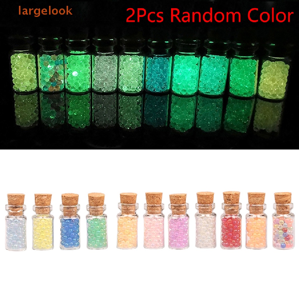 Bộ 2 Lọ Điều Ước Mini Dạ Quang Dùng Trang Trí Nhà Búp Bê DIY