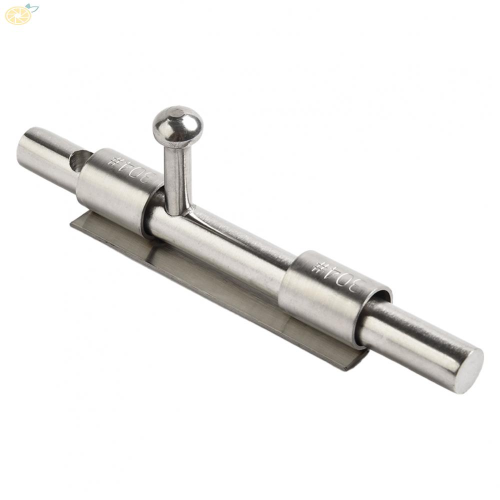 【VARSTR】Door Latch 8inch Fix Screws Protect Tool Replacement Silver Stainless Steel