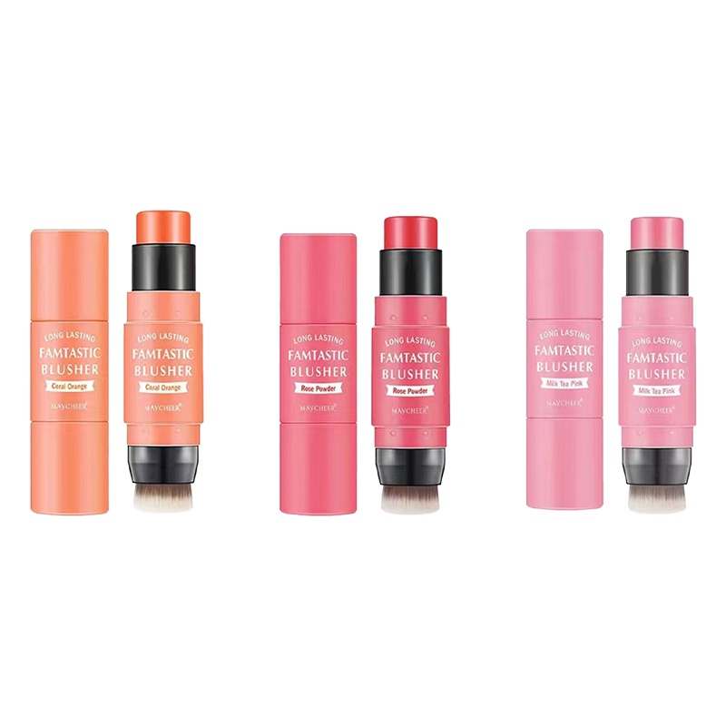 Thỏi Kem Tạo Khối Bắt Sáng Kiêm Má Hồng Chống Thấm Nước Lâu Trôi SJHY0404