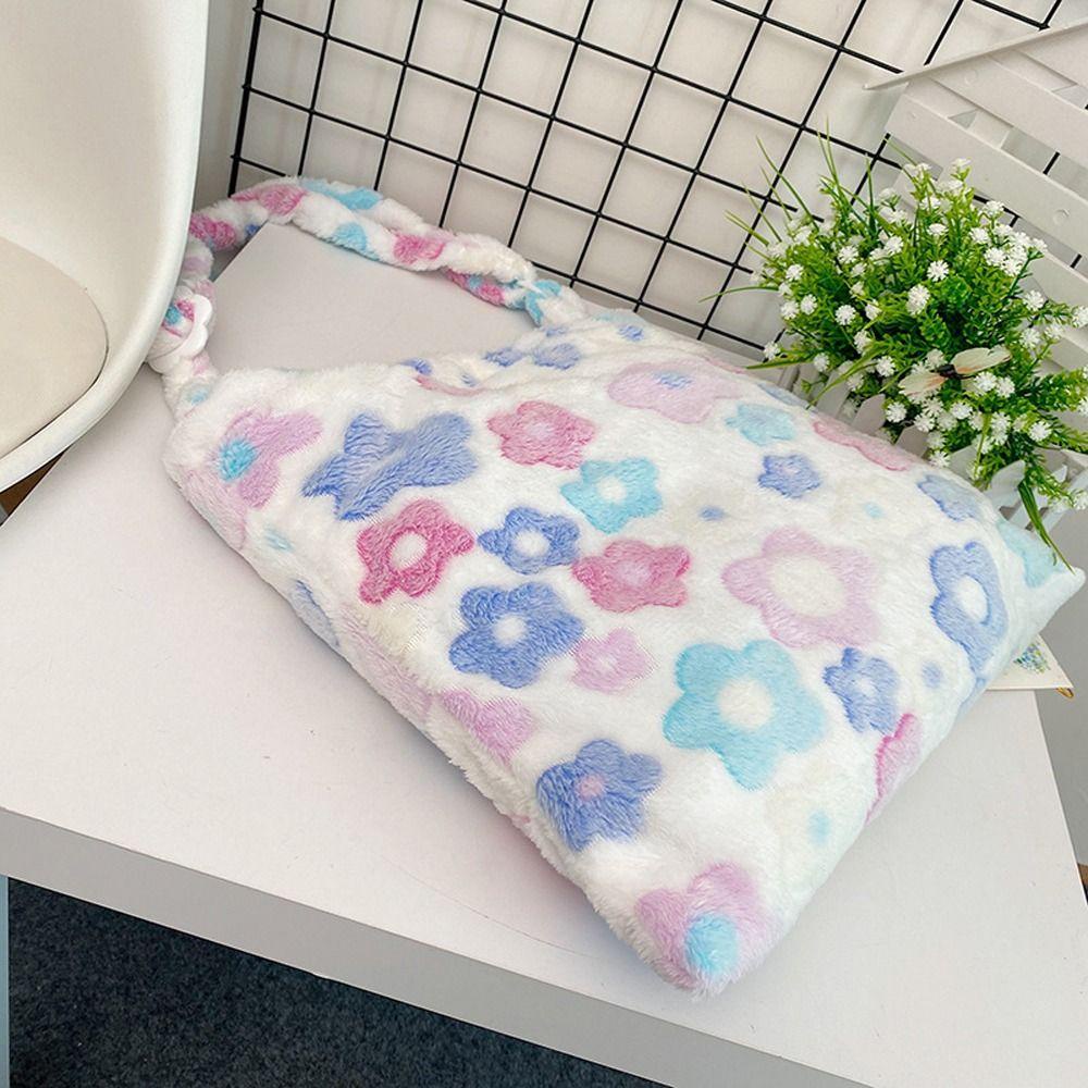 DYRUIDOJ Túi Xách Đeo Vai Sức Chứa Lớn Họa Tiết Hoa Thời Trang Hàn Quốc Cho Nữ Y2K