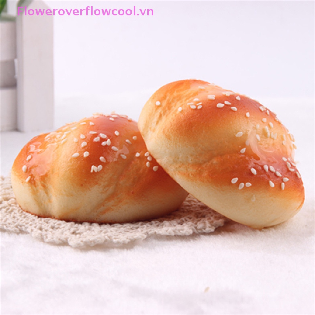 Coollady Dây Đeo Điện Thoại Mềm Hình Bánh Mì Nướng Squishy Kawaii 8cm