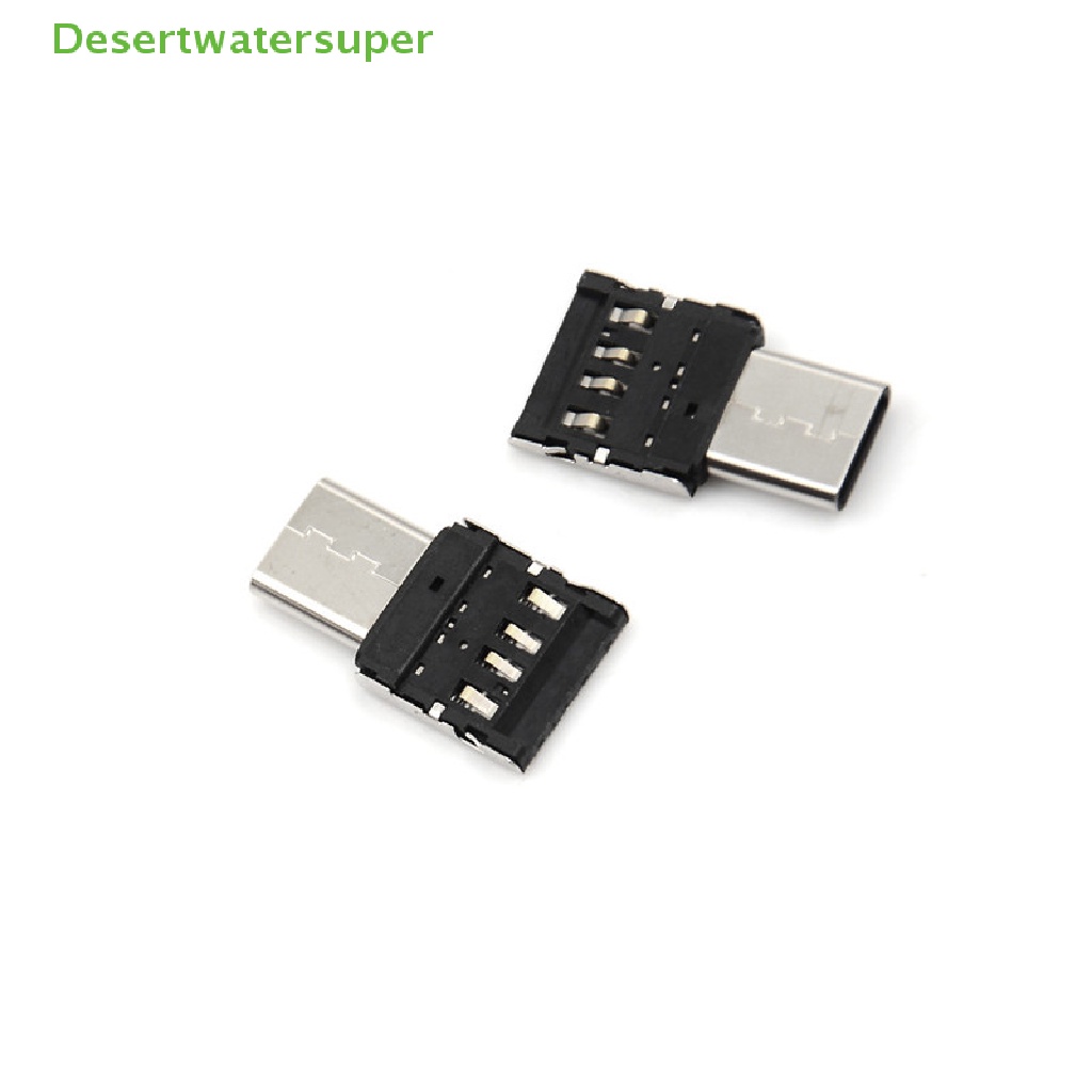Set 2 Đầu Chuyển Đổi USB 3.1 Type C Đực Sang USB Cái OTG Cái Dành Cho Điện Thoại / Máy Tính Bảng