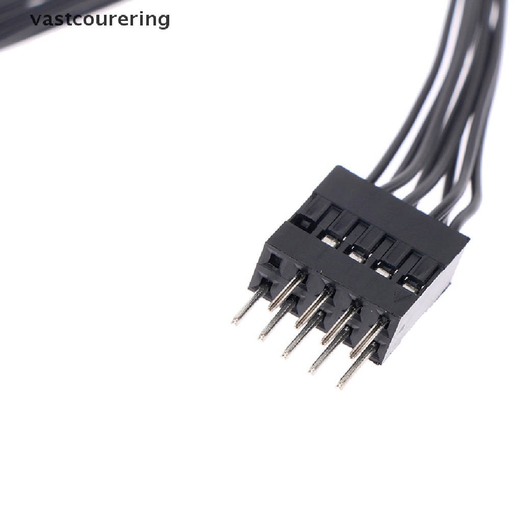 1 Dây Cáp Nối Dài Bo Mạch Chủ Máy Tính 9 Pin 1 Female Sang 2 Male Y