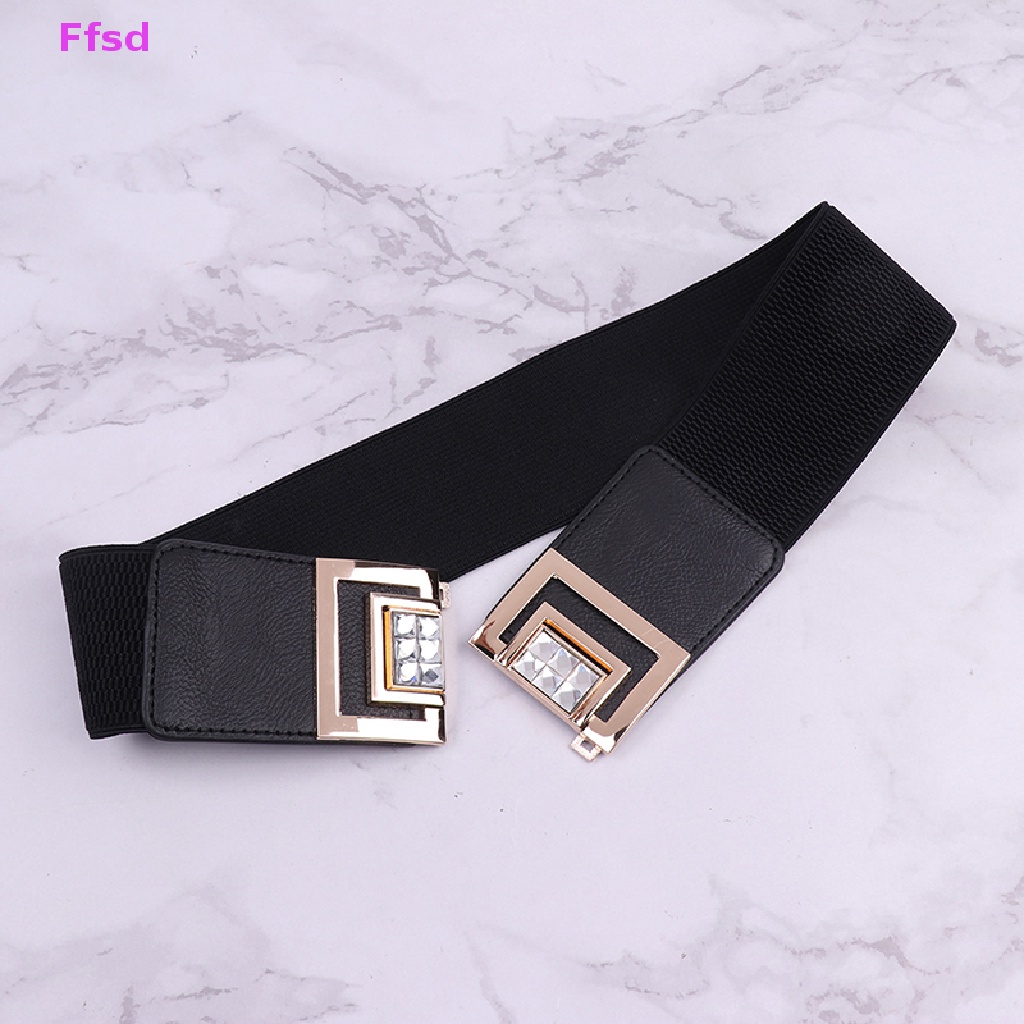 Thắt Lưng Co Giãn Đính Đá Trang Trí Đầm Nữ