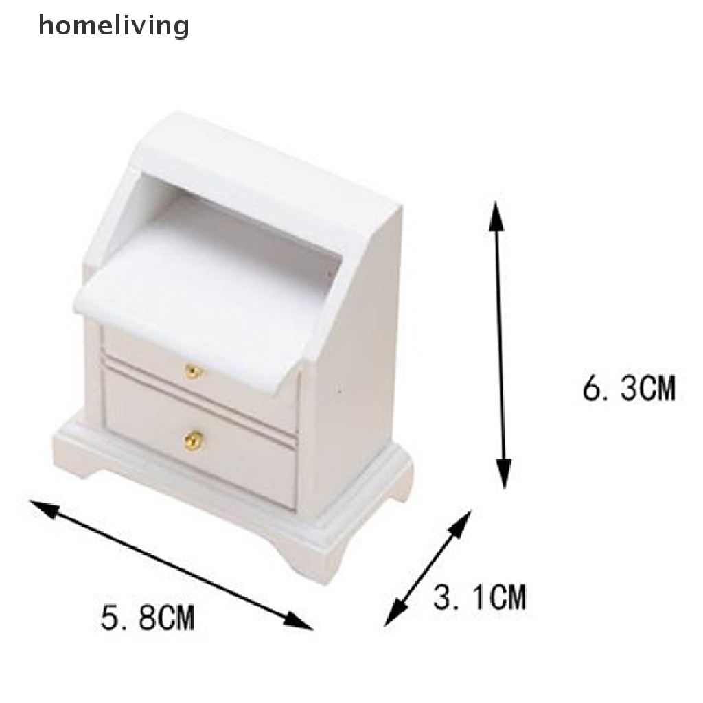 Mô Hình Ngăn Kéo Tủ Để Bàn Tỷ Lệ 1 / 12 Độc Đáo Trang Trí Nhà Búp Bê DIY